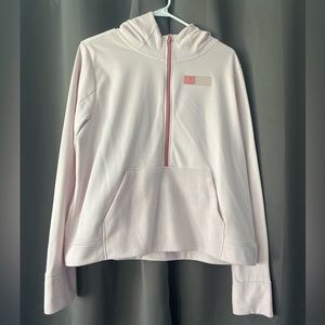 Woman’s Under Armour Half-Zip Pink Hoodie